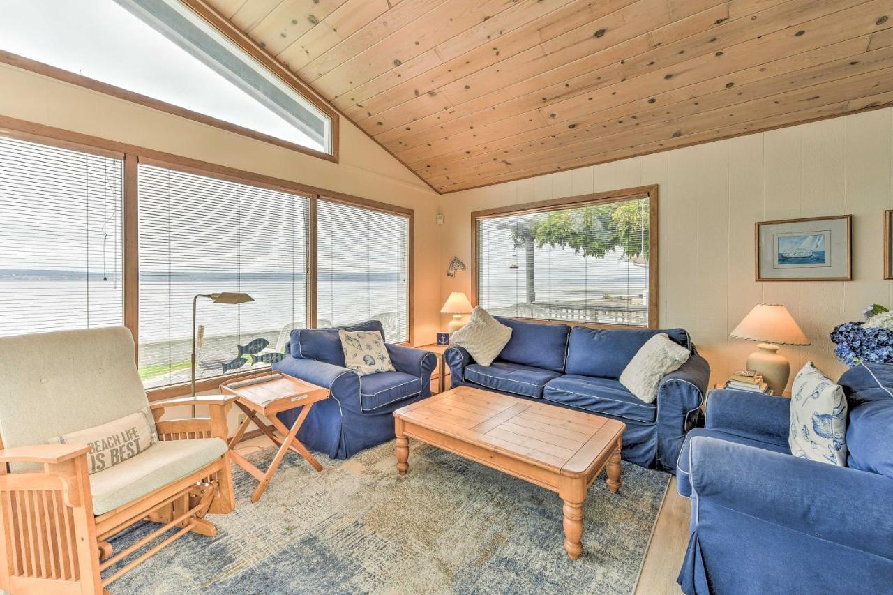 Beachfront Whidbey Island Home And Apartment! Langley Eksteriør billede